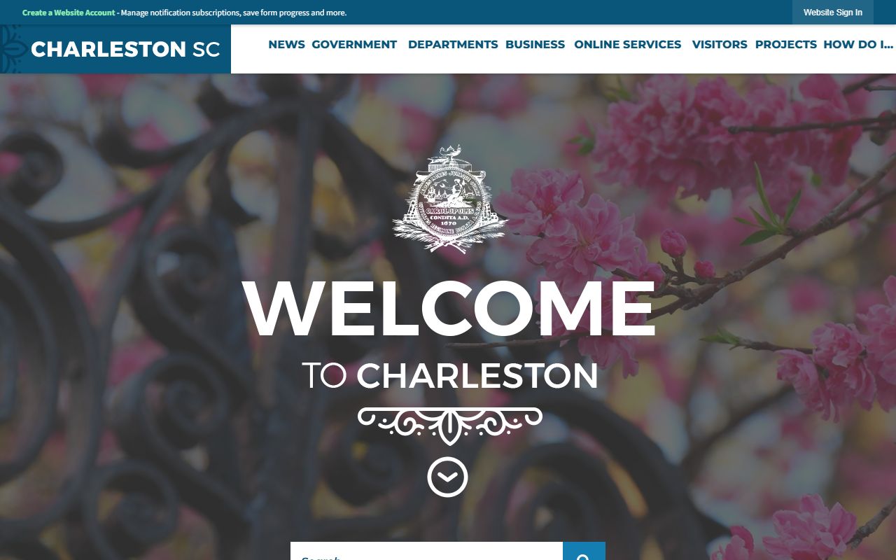 Charleston Police Department headquarters for 72 hour booking arrests