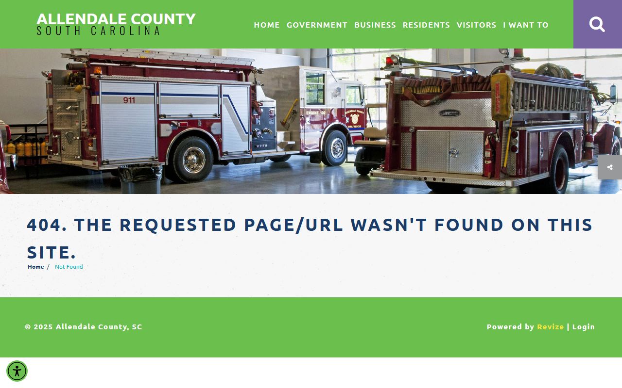 Allendale County Detention Center contact page for booking and inmate records