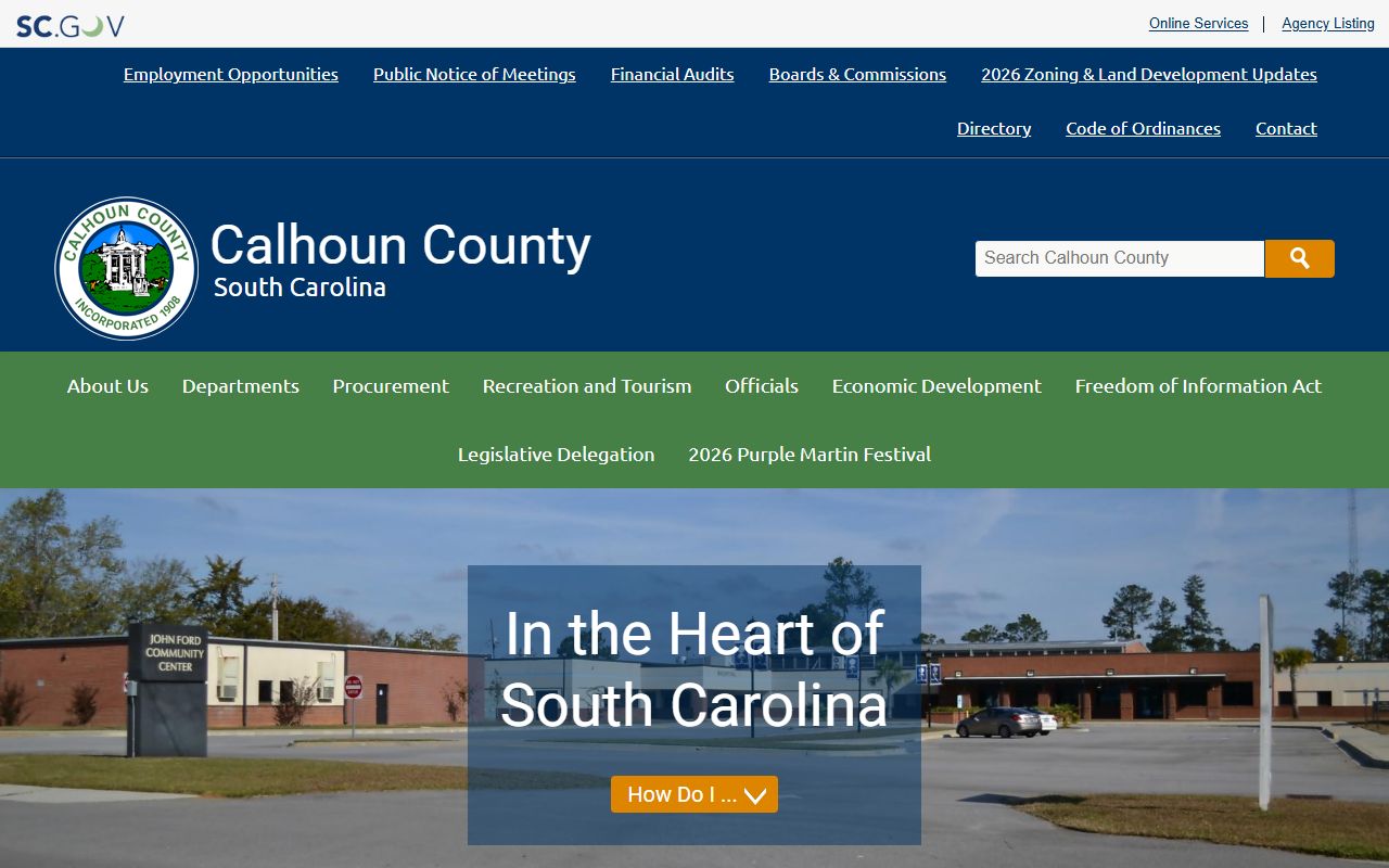 Calhoun County Sheriff office website for booking record inquiries
