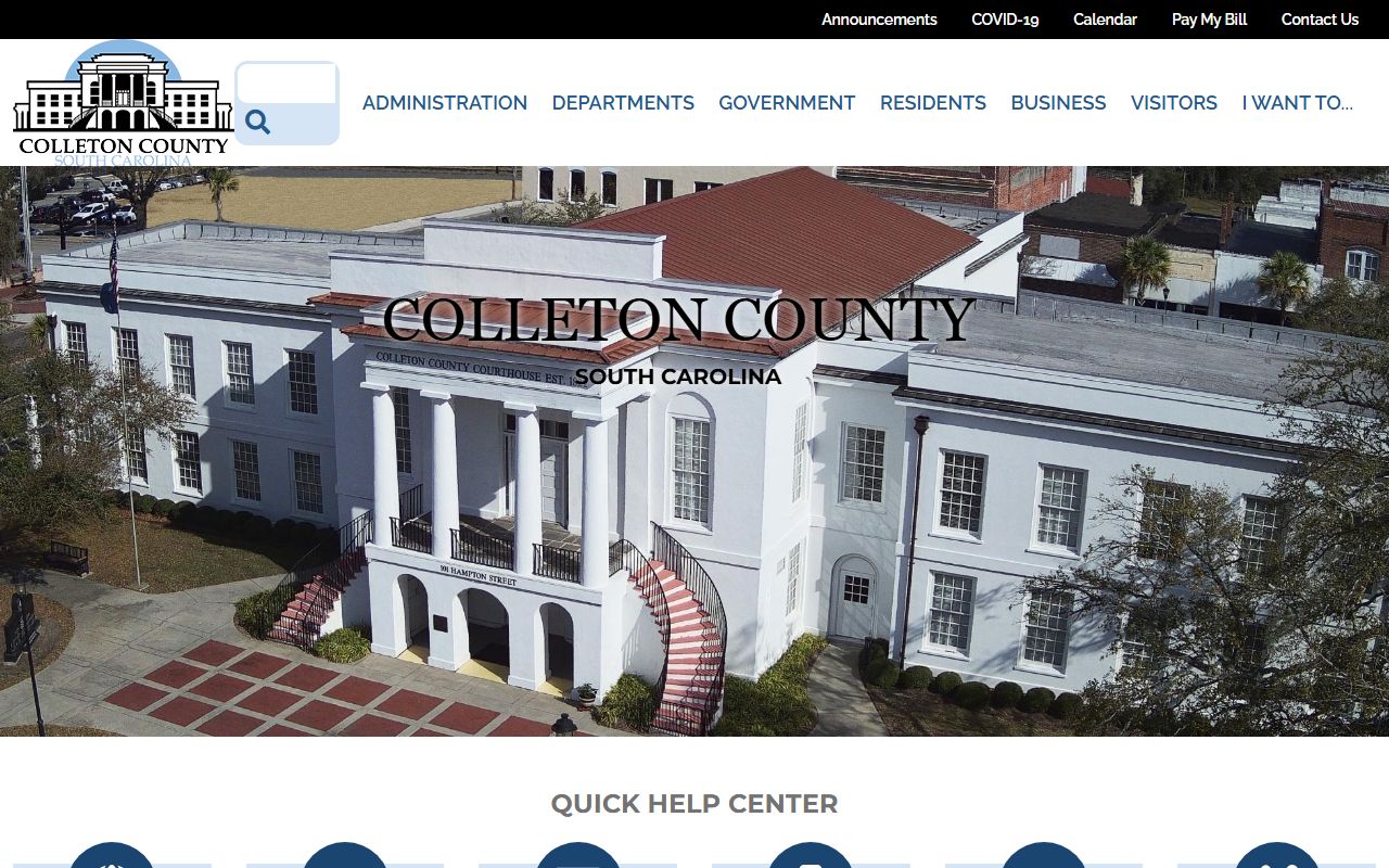 Colleton County Sheriff Office site for 72 hour booking record access