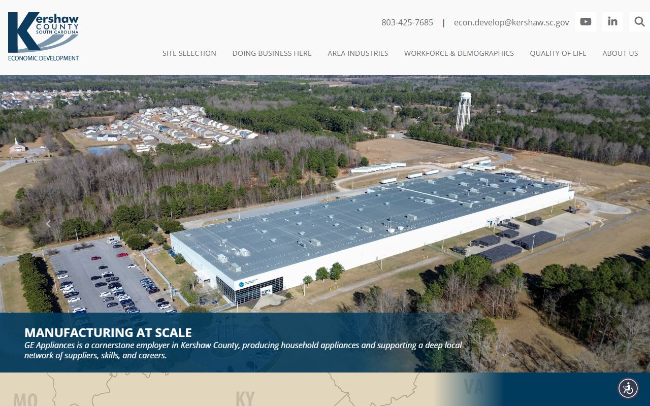 Kershaw County Sheriff Office page for 72 hour booking records